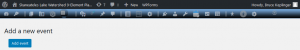 Image of site administration navigation menu for site administrator